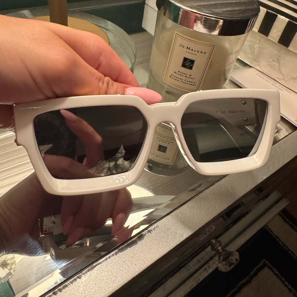 Louis Vuitton White 1.1 Millionaires Sunglasses